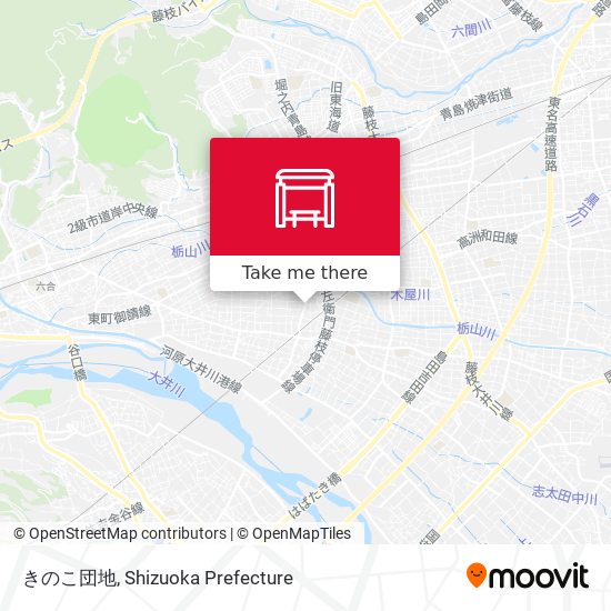 きのこ団地 map