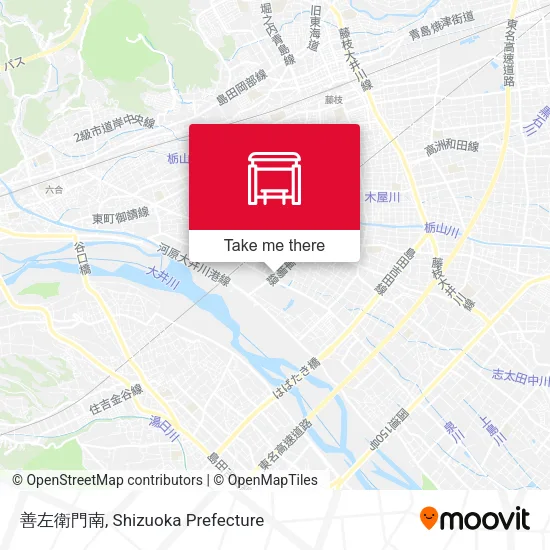 善左衛門南 map