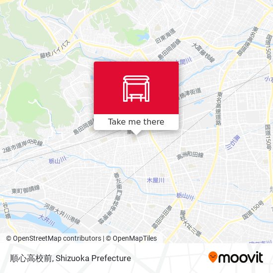 順心高校前 map