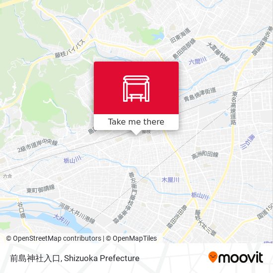 前島神社入口 map