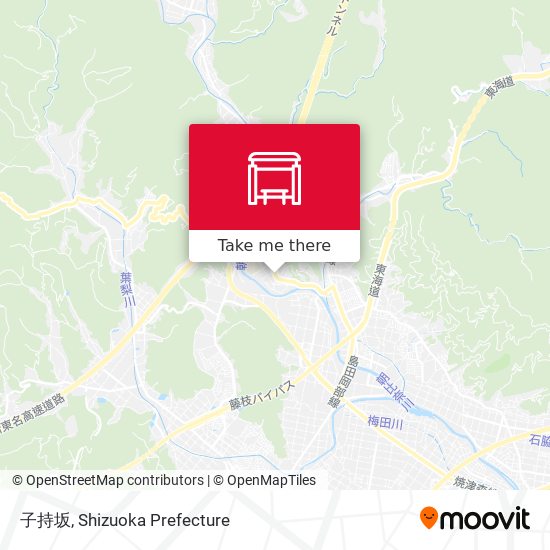 子持坂 map