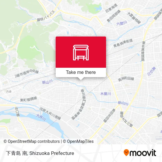 下青島 南 map