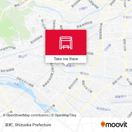 泉町 map