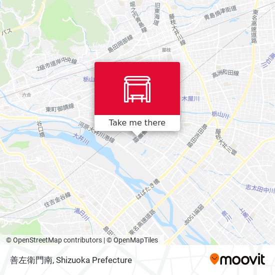善左衛門南 map