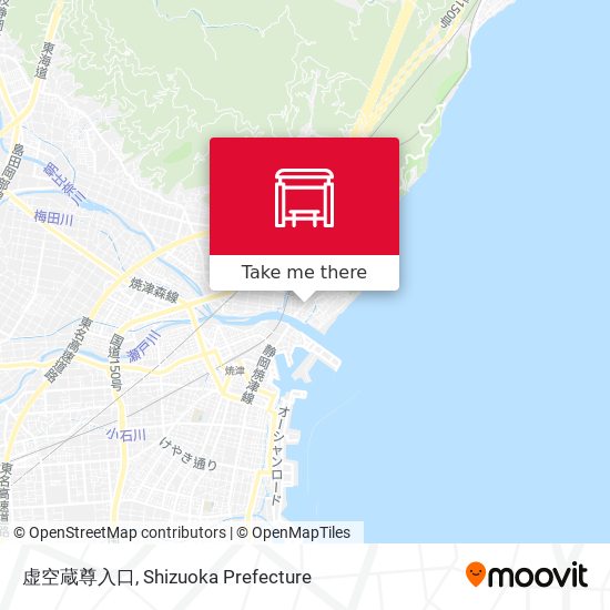 虚空蔵尊入口 map