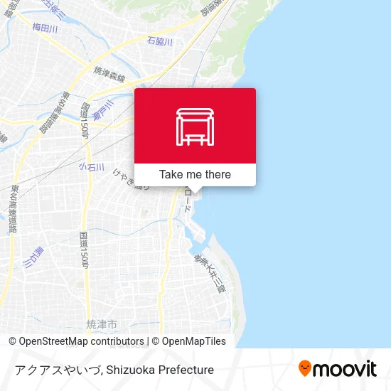 アクアスやいづ map