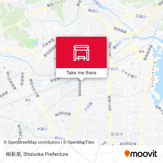 柳新屋 map