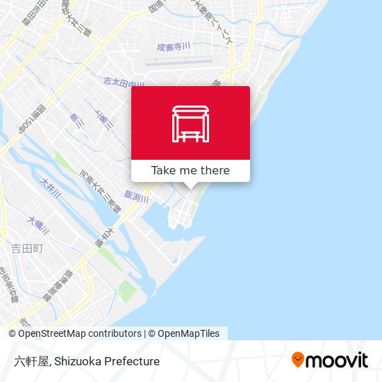 六軒屋 map