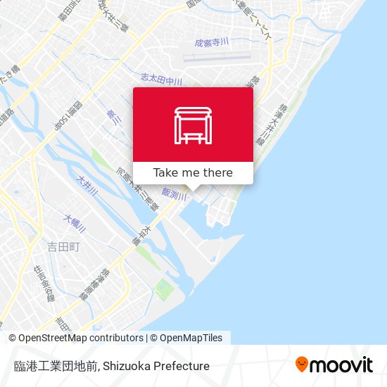 臨港工業団地前 map