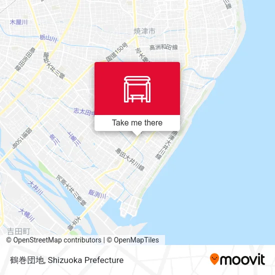 鶴巻団地 map
