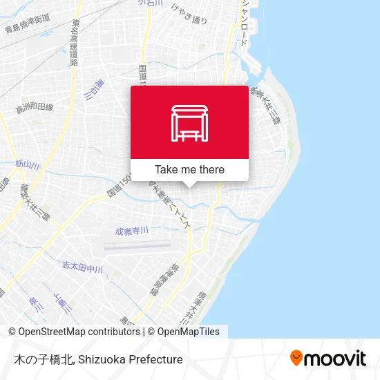 木の子橋北 map