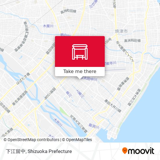 下江留中 map