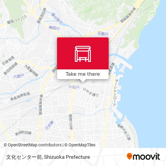 文化センター前 map