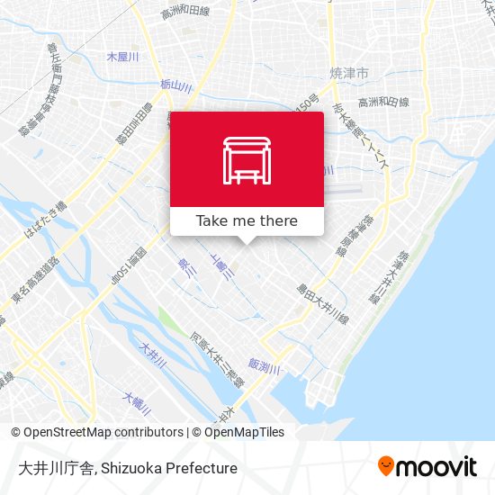 大井川庁舎 map