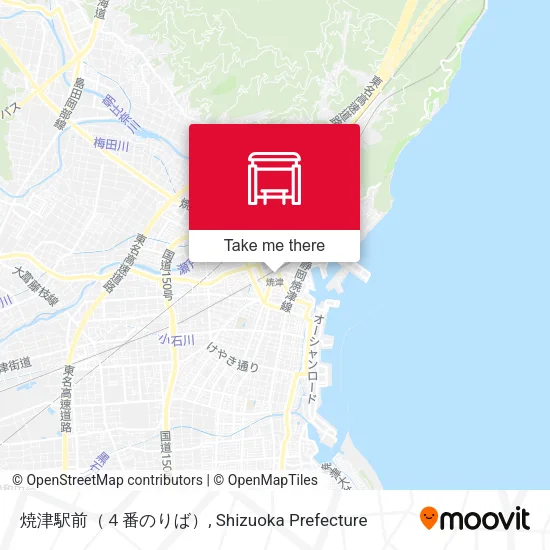 焼津駅前（４番のりば） map
