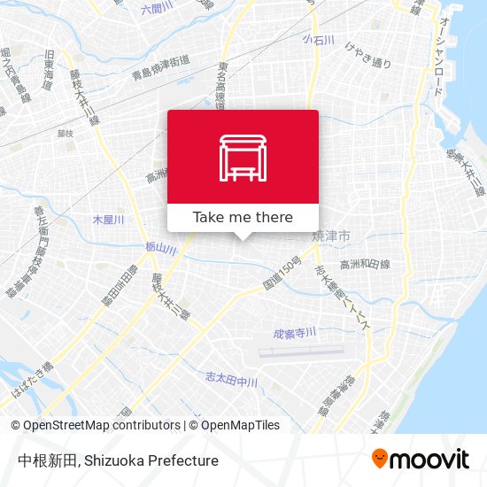 中根新田 map