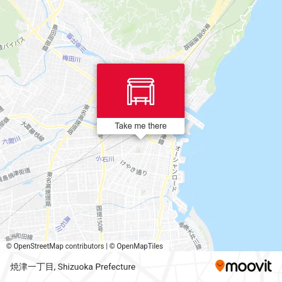 焼津一丁目 map