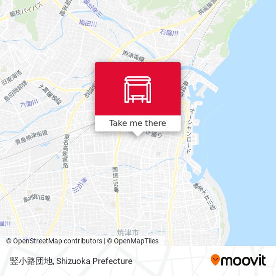 竪小路団地 map