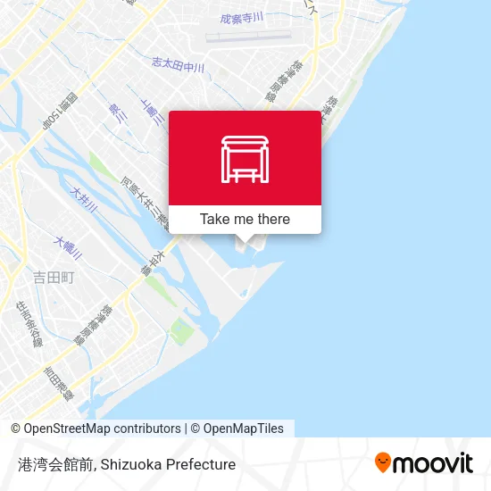 港湾会館前 map