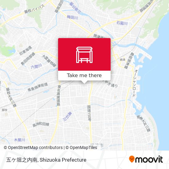 五ケ堀之内南 map