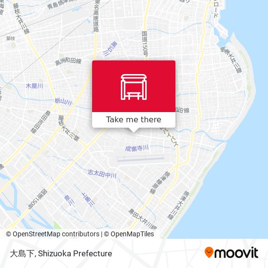 大島下 map