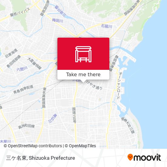 三ケ名東 map