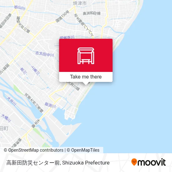 高新田防災センター前 map