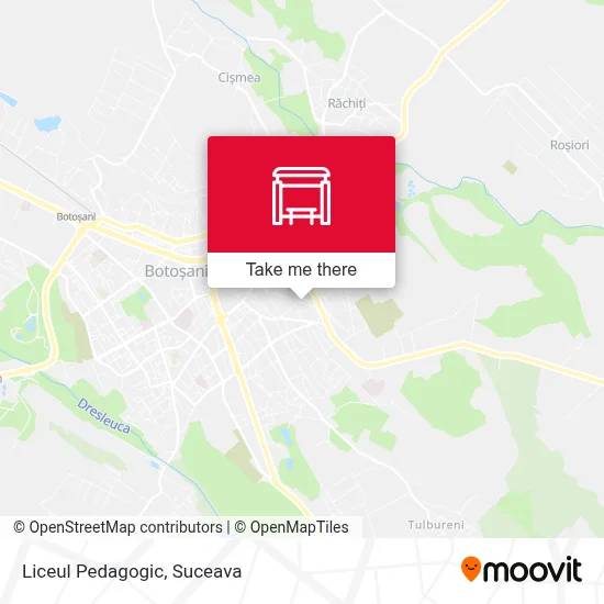 Liceul Pedagogic map