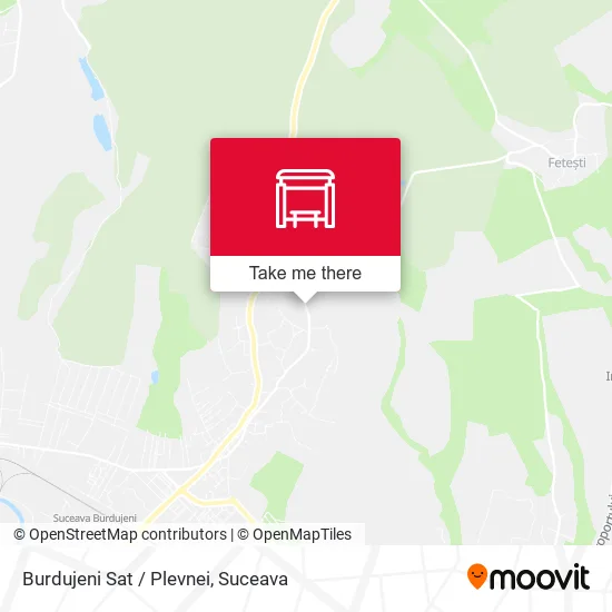 Burdujeni Sat / Plevnei map
