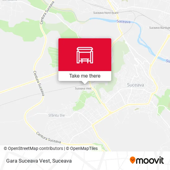 Gara Suceava Vest map