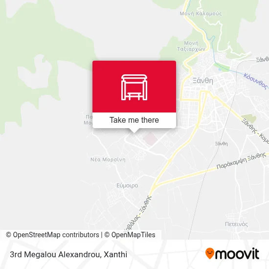3rd Megalou Alexandrou map