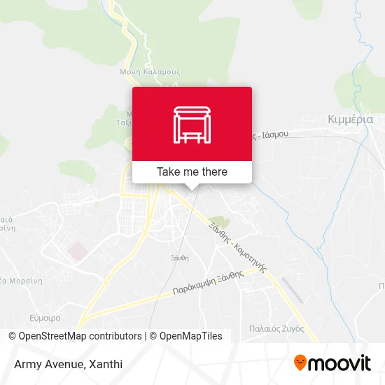 Army Avenue map