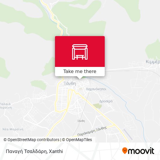 Παναγή Τσαλδάρη map