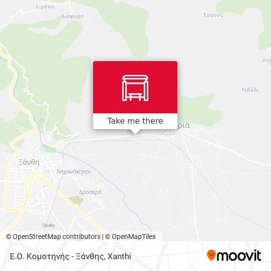 Ε.Ο. Κομοτηνής - Ξάνθης map