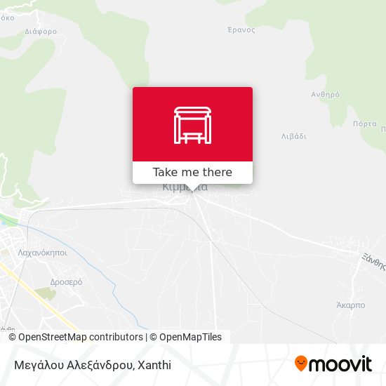 Μεγάλου Αλεξάνδρου map
