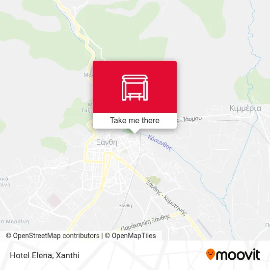 Hotel Elena map