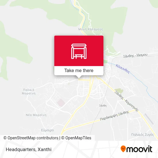 Headquarters map