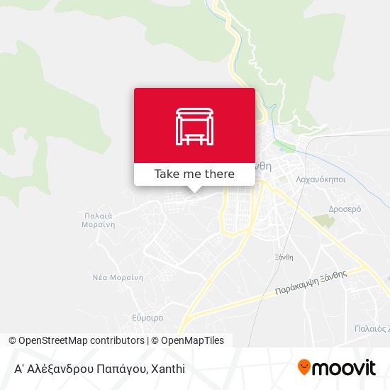 Α' Αλέξανδρου Παπάγου map