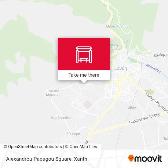 Alexandrou Papagou Square map