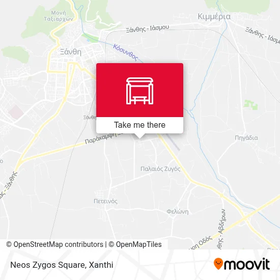 Neos Zygos Square map