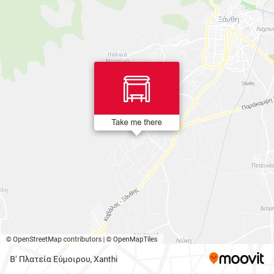 Β' Πλατεία Εύμοιρου map