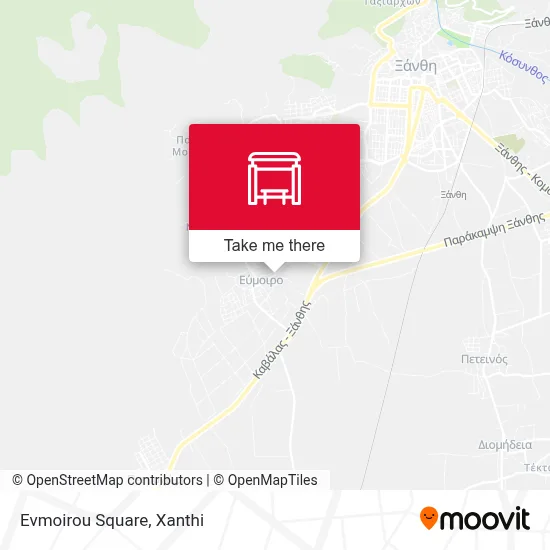 Evmoirou Square map