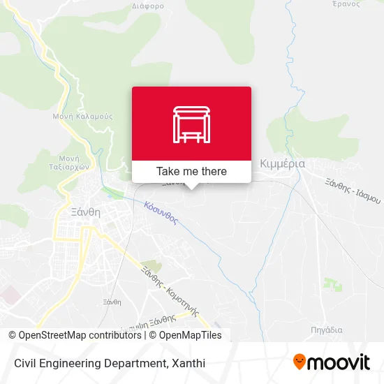 Civil Engineering Department map