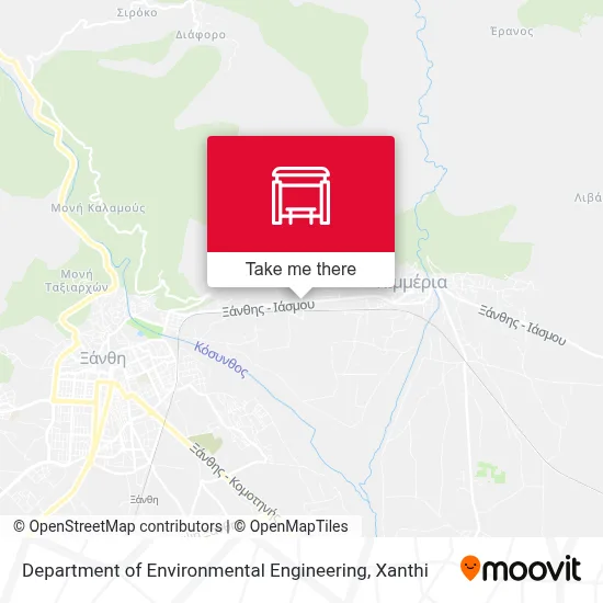 Department of Environmental Engineering map