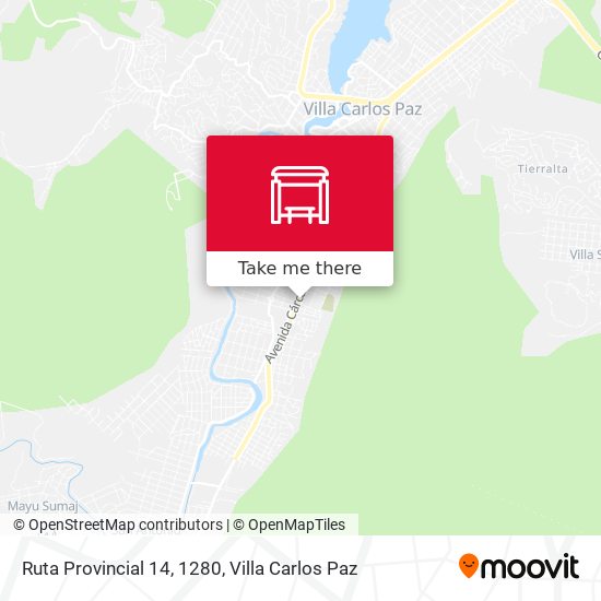 Ruta Provincial 14, 1280 map