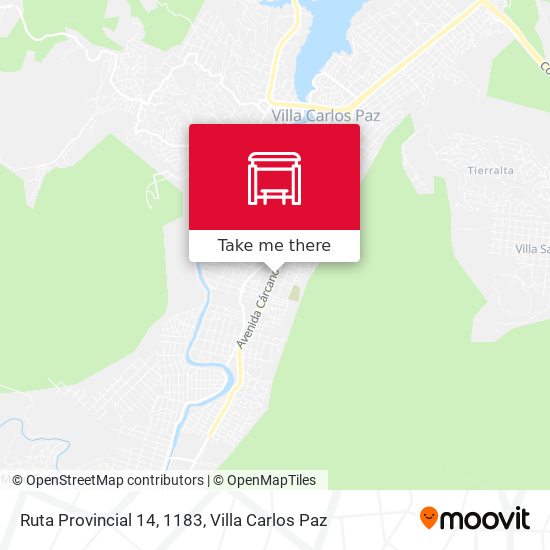 Ruta Provincial 14, 1183 map