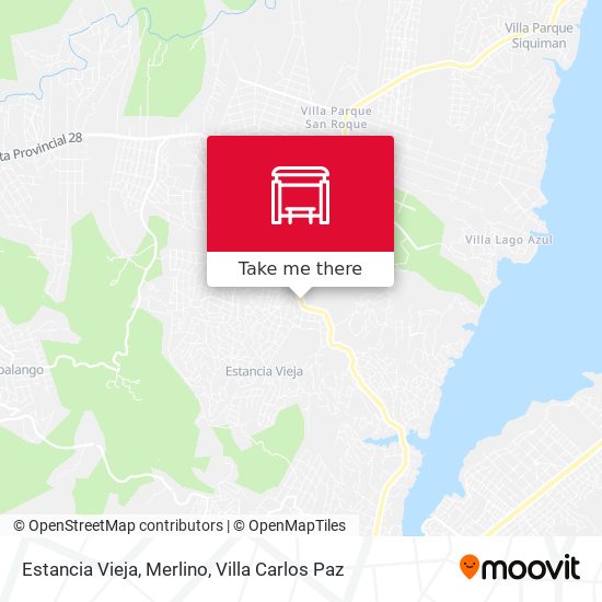 Estancia Vieja, Merlino map