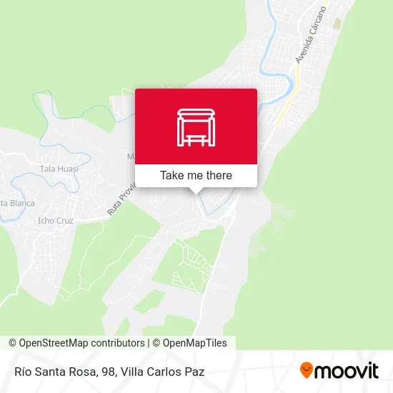 Río Santa Rosa, 98 map