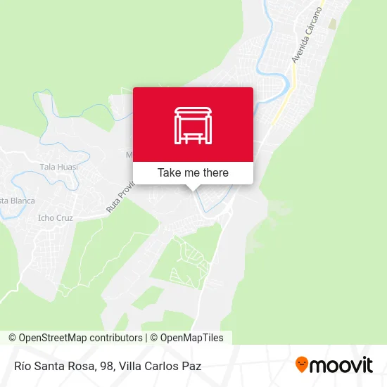 Río Santa Rosa, 98 map