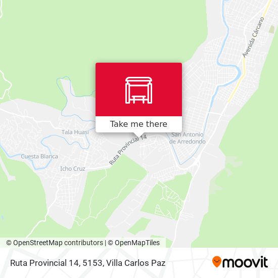 Ruta Provincial 14, 5153 map